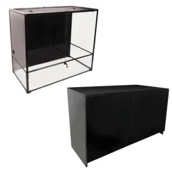 Reptile One RTF 1260HXD Glass Terrarium + ROC 1206 Cabinet COMBO - CLICK & COLLECT ONLY