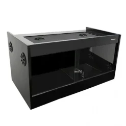 Reptile One S2M 1266 Melamine Vivarium 120x60x60cm Black - CLICK & COLLECT ONLY