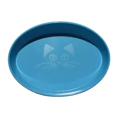 Scream Oval Cat Bowl 300ml Loud Blue