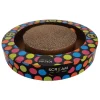 Scream Round Play Cardboard Cat Scratcher Multicolour 34x5.2cm