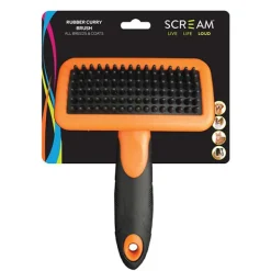 Scream Rubber Curry Brush Loud Orange