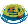 Scream Single Layer Orb Tower Cat Toy Green & Blue