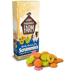 Supreme Tiny Friends Farm Gerty Guinea Pig Scrummies with Apple, Strawberry, Apricot & Banana 120g