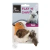 The Pet Cartel Cat Toy Play N Chirp Bird