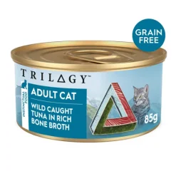 Trilogy Adult Wild Caught Tuna in Bone Broth 85g
