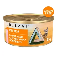 Trilogy Kitten Farm Raised Chicken in Bone Broth 85g