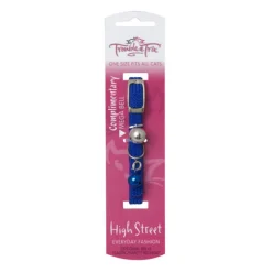 Trouble & Trix Cat Collar High Street Stretch Blue