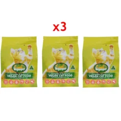 VeganPet Vegan CAT Food DRY 1.5kg x 3 BULK BUY