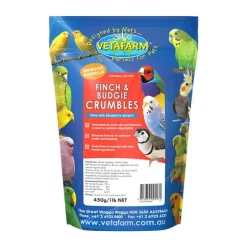 Vetafarm Finch & Budgie Crumbles 450g