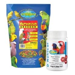 Vetafarm NUTRIBLEND BREEDER Pellets 2kg + D Nutrical 150g COMBO