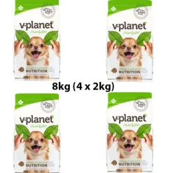 VPlanet Vegan Dog Food Kinder Kibble MINI BITES 8kg (4 x 2kg) BULK BUY