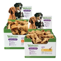 Whimzees Occupy Calmzees Antlers BULK BOX
