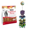 ZuPreem FruitBlend Parrots & Conures 1.6kg + Green Parrot GRAPE MUNCH Bird Toy COMBO